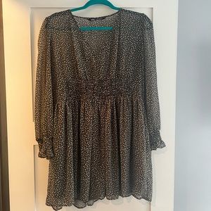 Zara polka dot mini dress